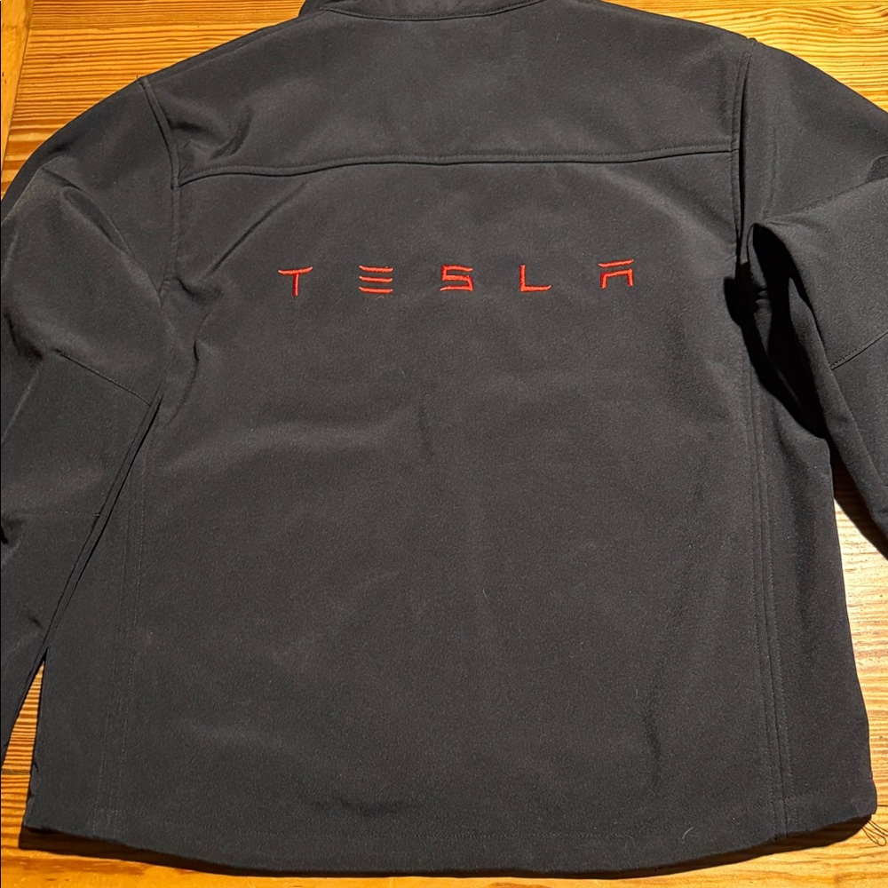 Tesla Men's Black and Red Performance Jacket - Picture 2 of 6